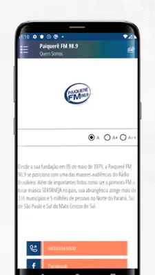 Paiquerê FM android App screenshot 0